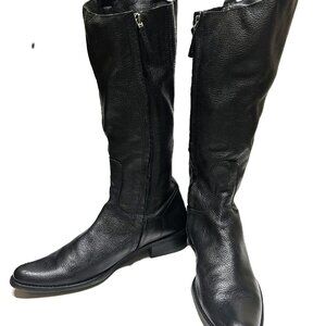 Matisse Sargent tall black leather riding boots size 10M